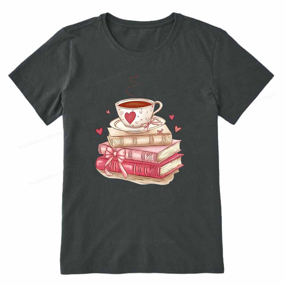 Pagewings Book Lover Valentine Sweatshirt Unisex Classic T-shirt