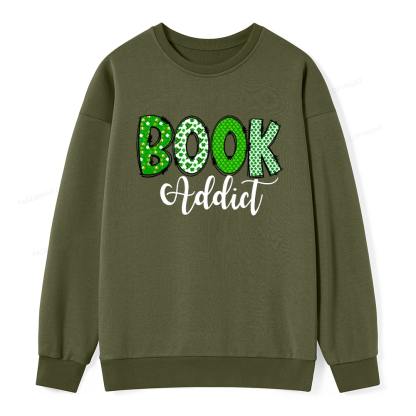 Pagewingsread t Patrick's Day Gift for bookworm,Book Lovers Unisex Classic Sweatshirt