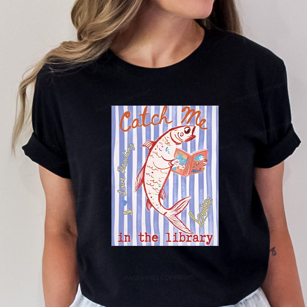 Pagewings Catch Me In The Library Unisex Classic T-shirt