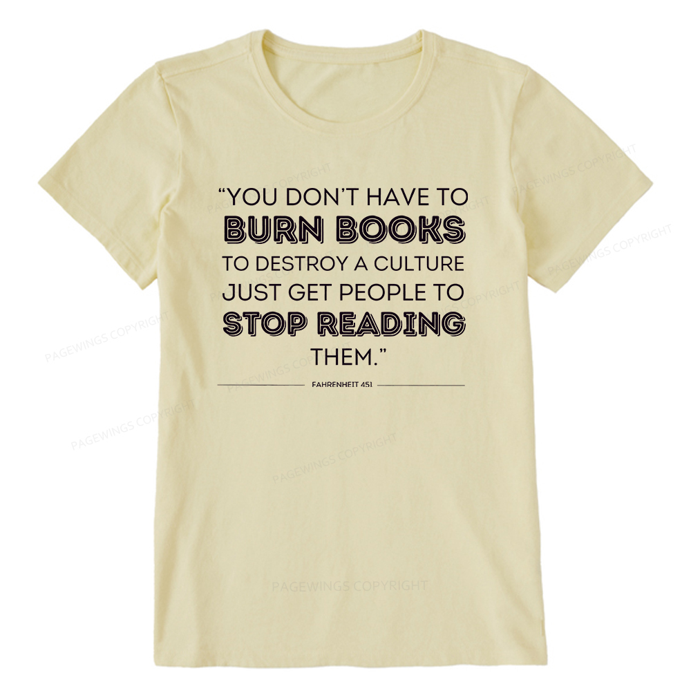 Pagewings Dystopian Book Shirt Classic Literature Gift Unisex Classic T-shirt