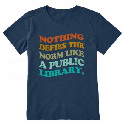 Pagewings Nothing defies the norm like a public library Unisex Classic T-shirt