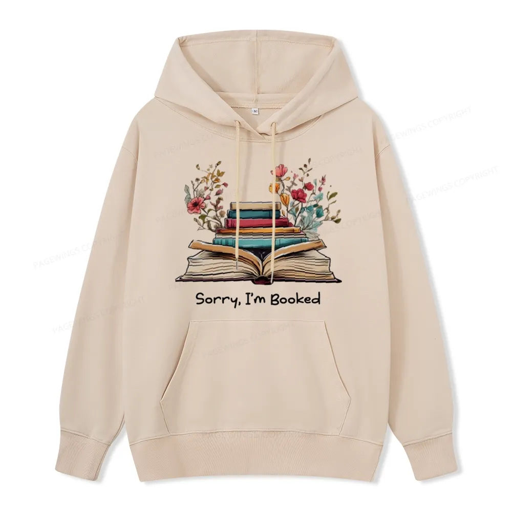 Pagewings Sorry I'm Booked Unisex Classic Hoodie