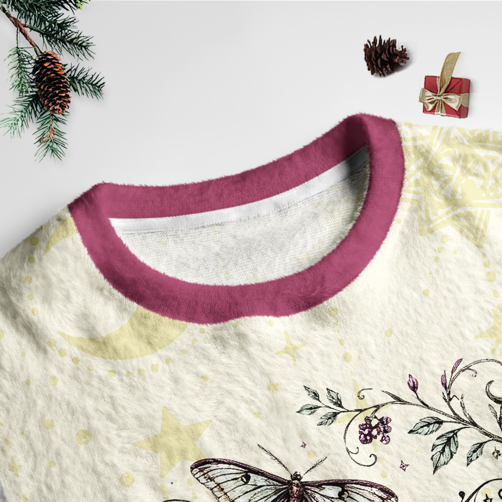 Pagewings Lack of Whimsy Crow Fall Unisex Ugly Light Knit Sweatshirt