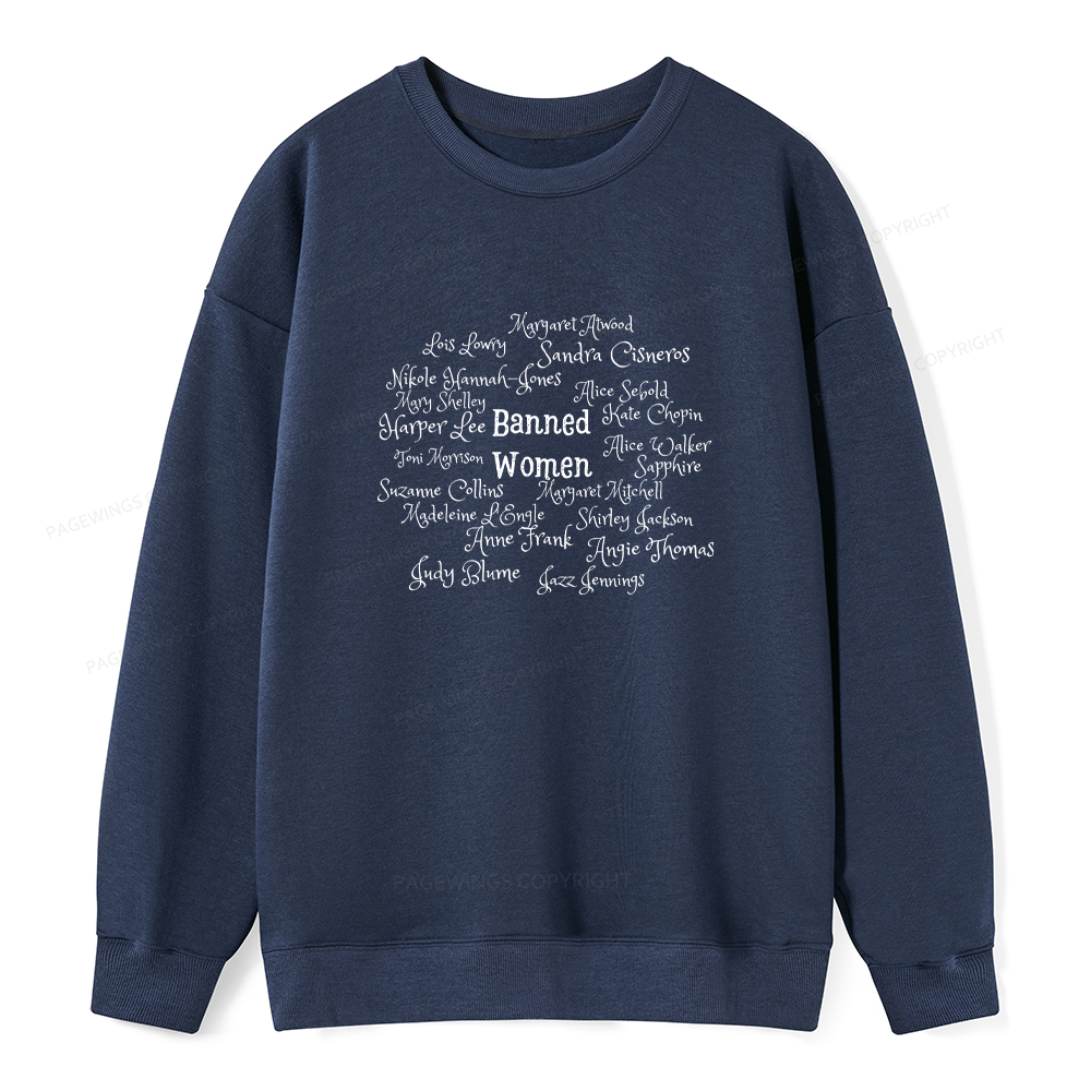 Pagewings Banned books Unisex Classic Sweatshirt