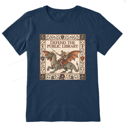 Pagewings Defend the Public Library Unisex Classic T-shirt