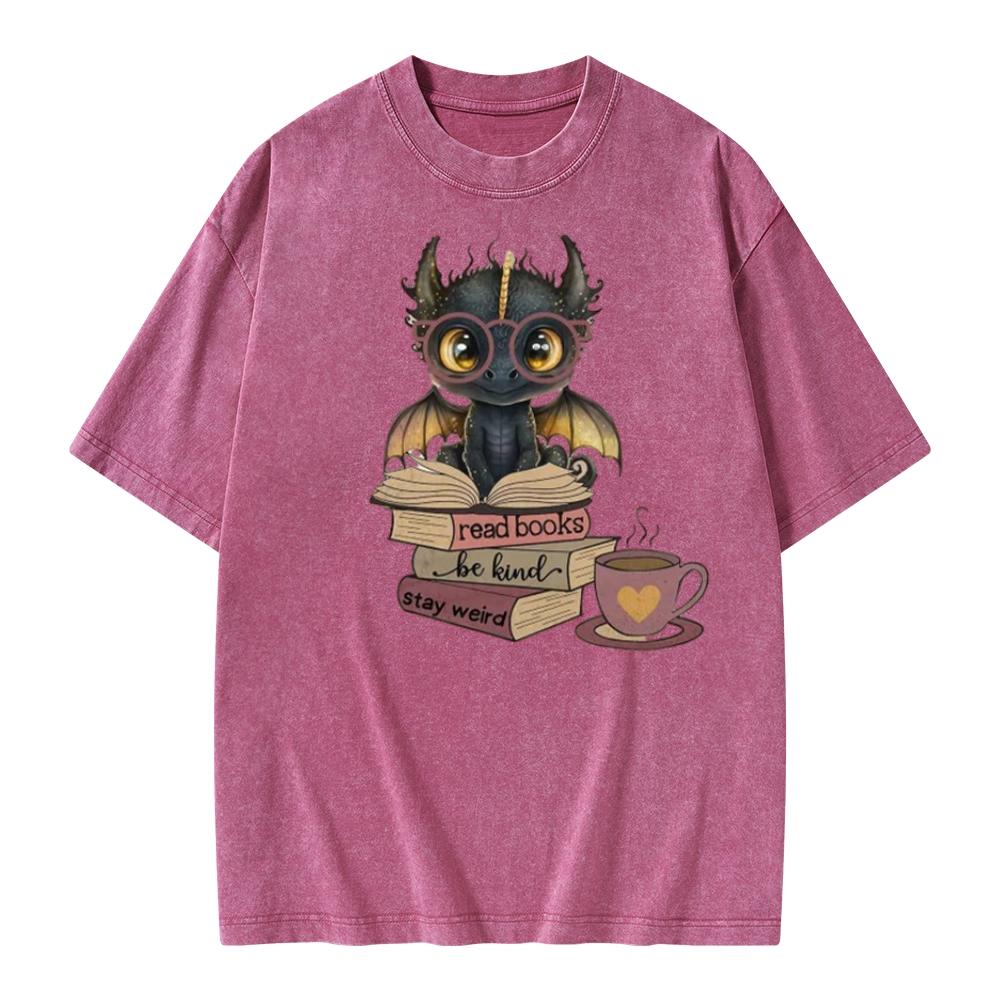 Pagewings Fourth Wing Dargon Unisex Washed T-shirt