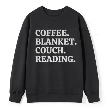 Pagewings Coffee Blanket Couch Reading Unisex Classic Sweatshirt