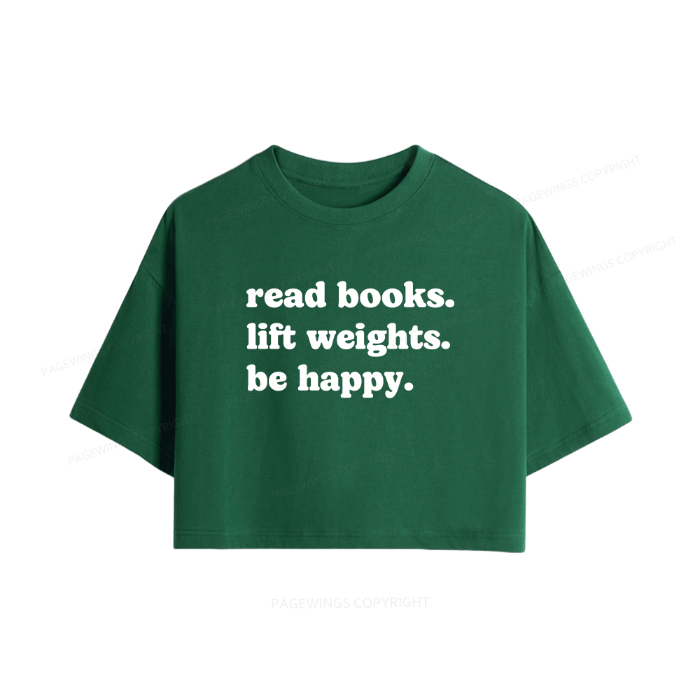 Pagewings Book Lover Gym Women Crop Tops