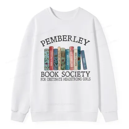 Pagewings Pemberley Book Society Unisex Classic Sweatshirt