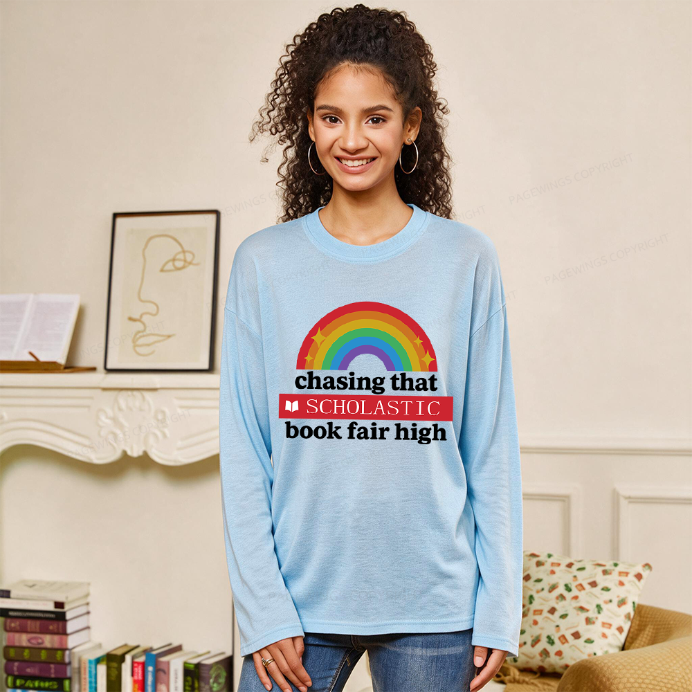 Pagewings Book Lovers Unisex Lightweight Long Sleeve T-Shirt