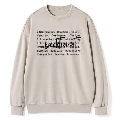 Pagewings  The Cozy Bookish Apparel You Can Dress Unisex Washed Sweatshirt