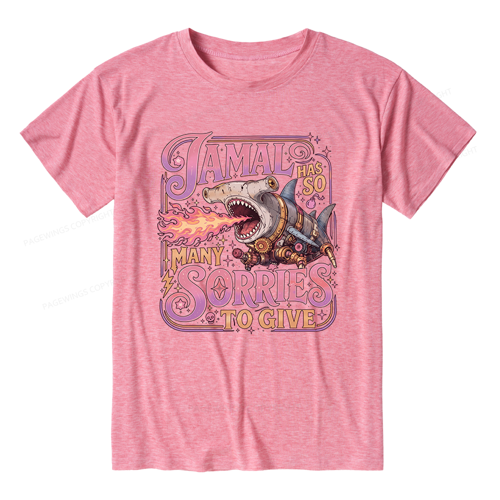 Pagewings So Many Sorries To Give Unisex Heather T-Shirt