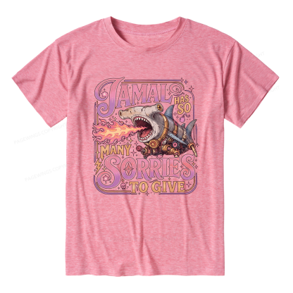 Pagewings So Many Sorries To Give Unisex Heather T-Shirt