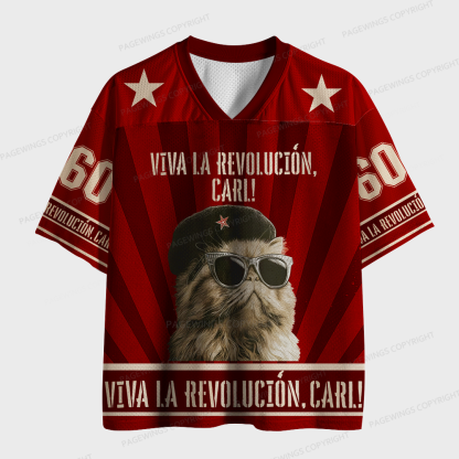 Pagewings Viva La Revolución Unisex Mesh Jersey