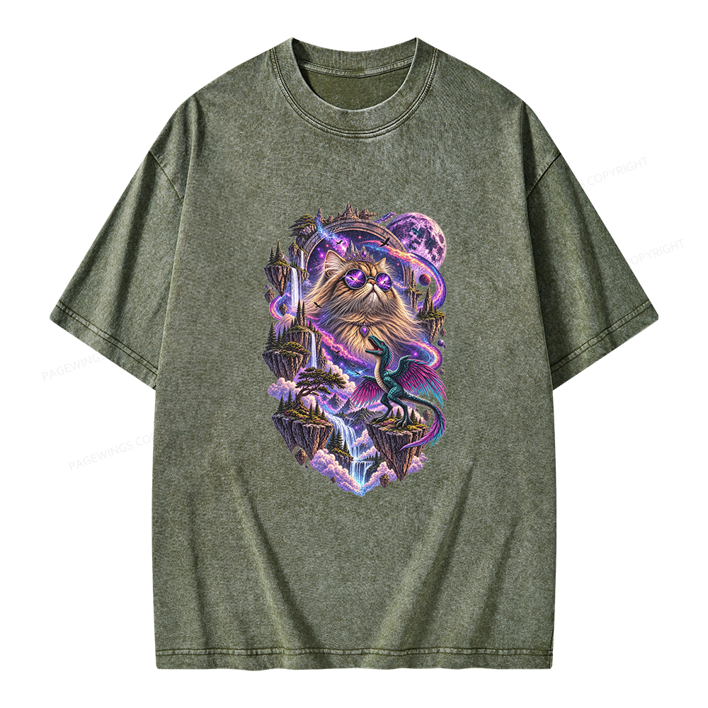 Pagewings Sci Fi Bookish Unisex Washed T-shirt