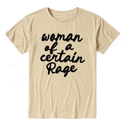 Pagewings Woman of a Certain Rage Unisex Heather T-Shirt