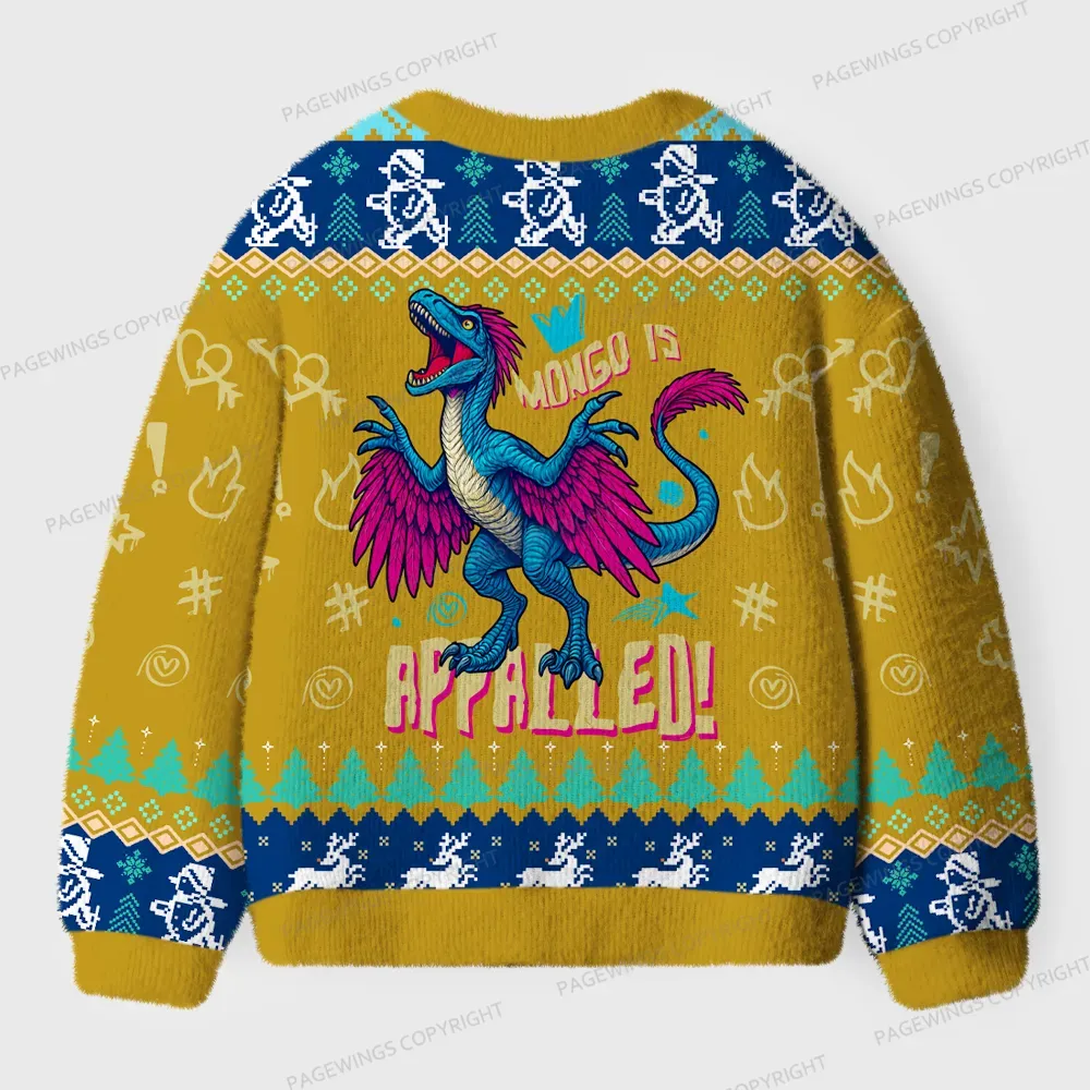 Pagewings Affiliated Reading Dragon Unisex Ugly Cardigan Sweaters