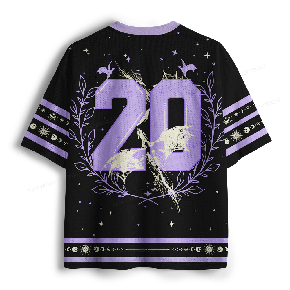 Pagewings Dragon Rider Unisex Mesh Jersey