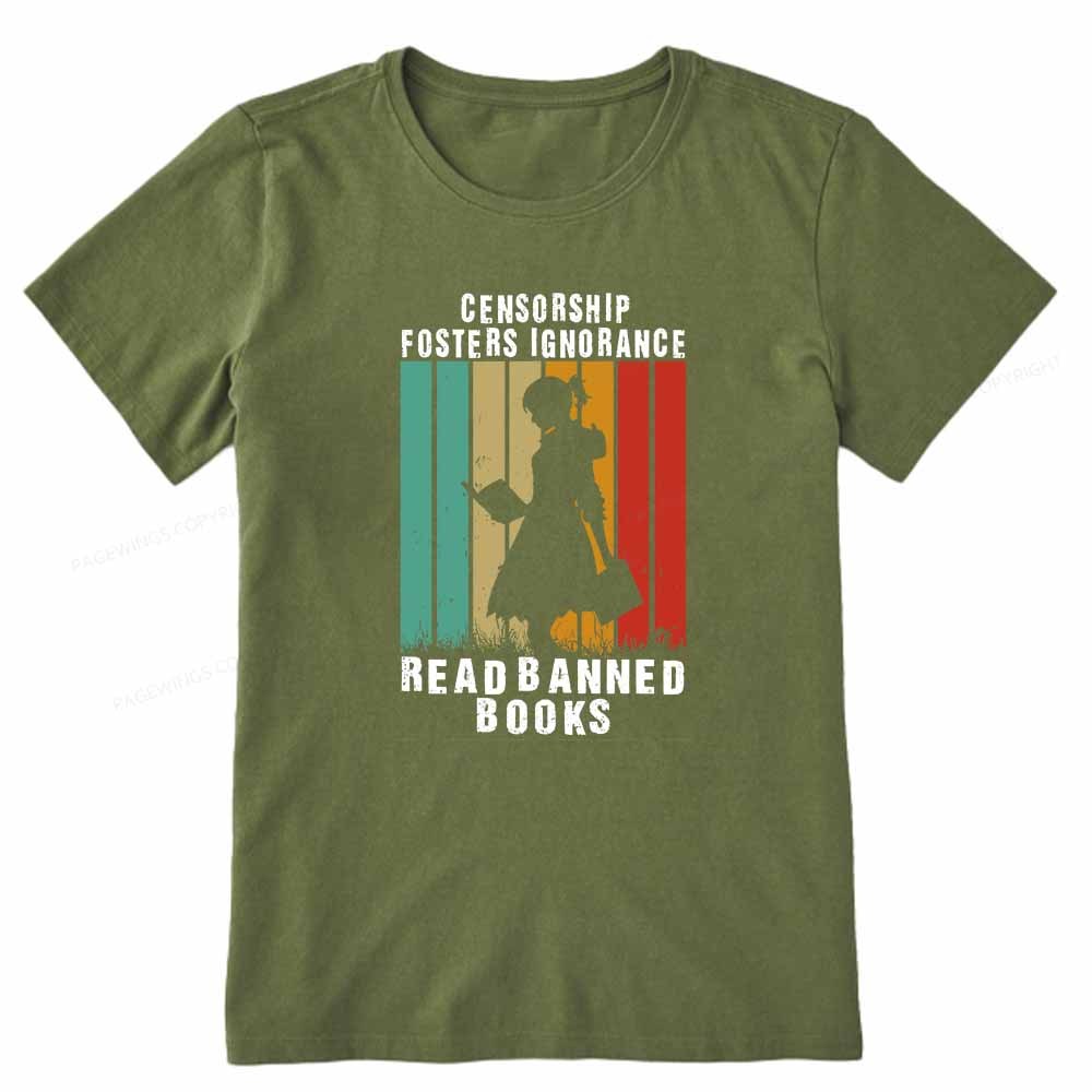 Pagewings Banned Books Vintage T-Shirt Unisex Classic T-shirt