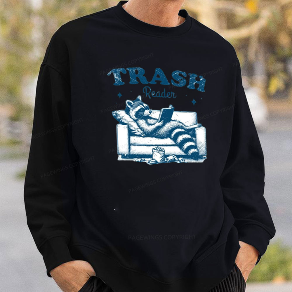 Pagewings Trash Reader Unisex Classic Sweatshirt