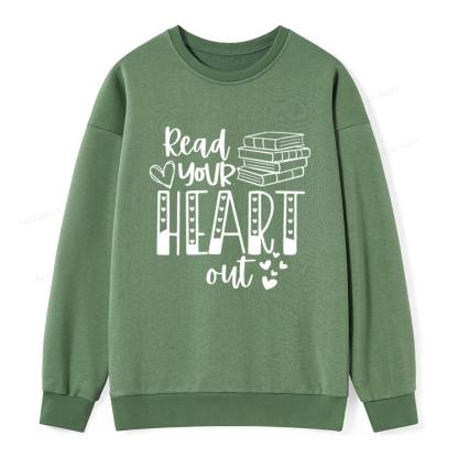 Pagewings Valentine Sweatshirt Read Your Heart Unisex Classic Sweatshirt