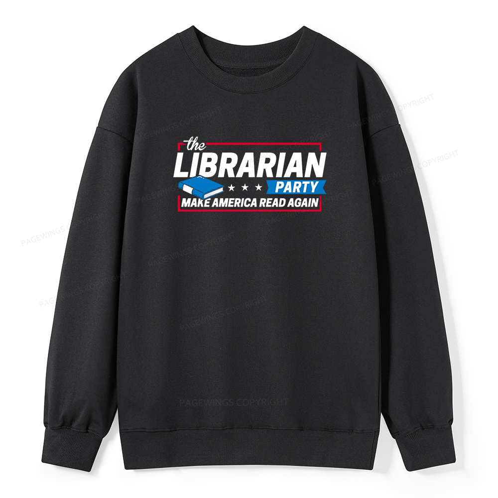 Pagewings The Librarian Party Unisex Classic Sweatshirt