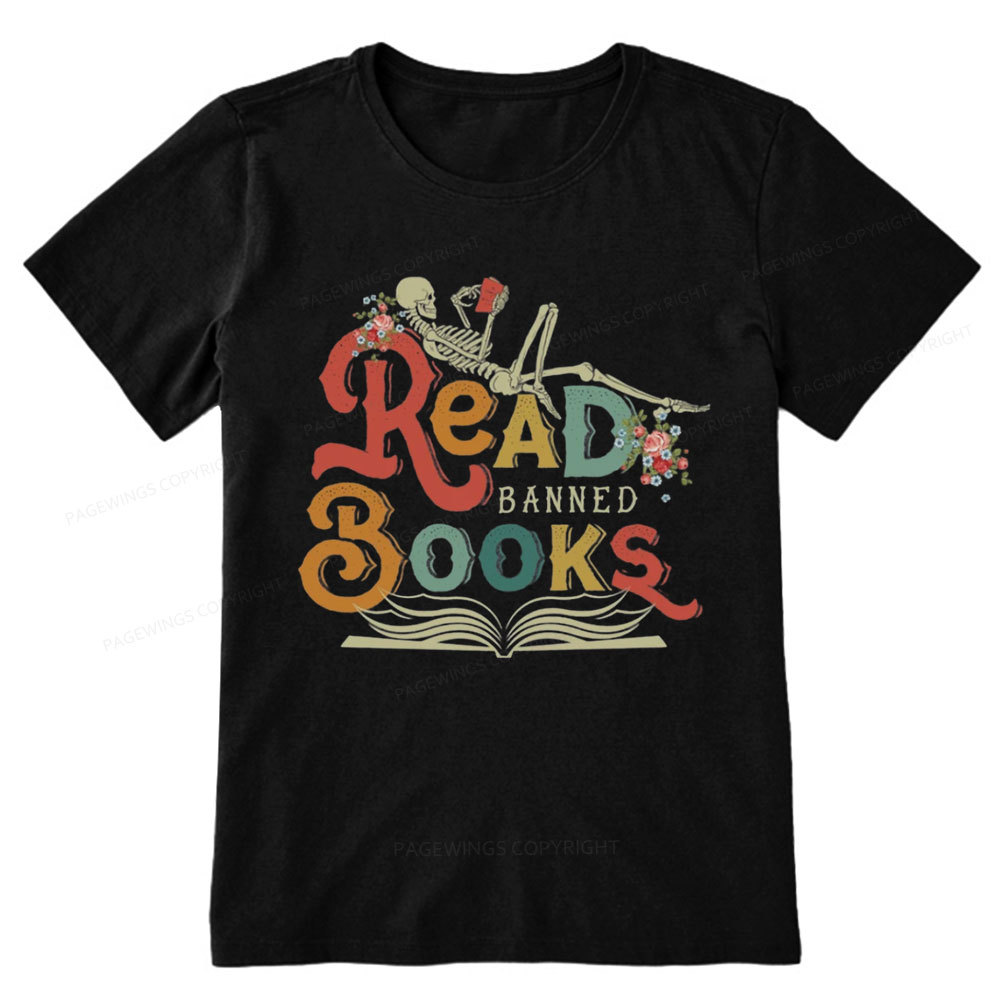 Pagewings Read Banned Books Unisex Classic T-shirt
