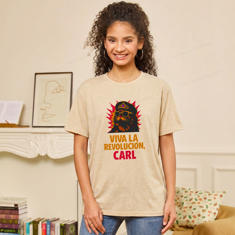 Pagewings Viva La Revolucion Unisex Heather T-Shirt
