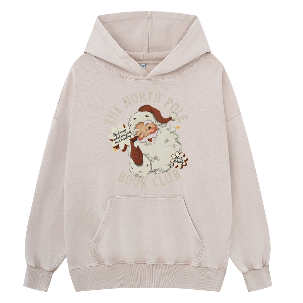 Pagewings Personalized Book Club Unisex Washed Hoodie