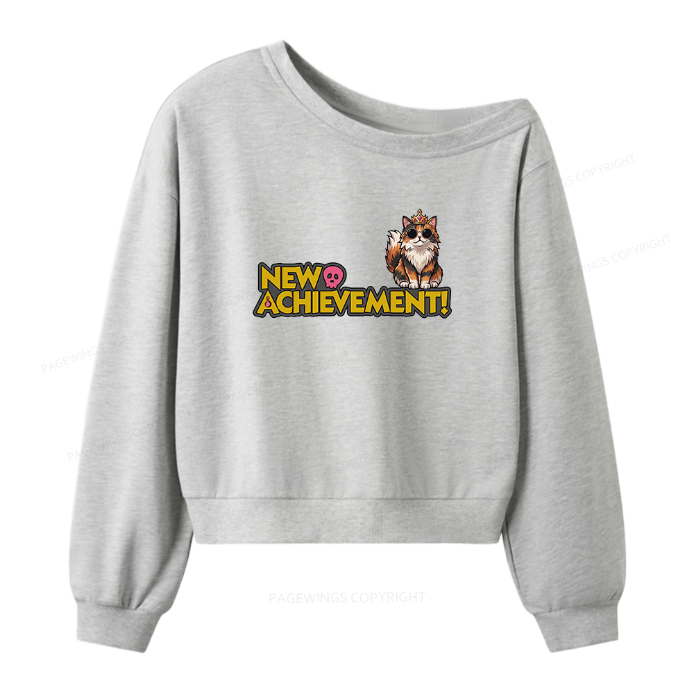 Pagewings Sci Fi Bookish Women Off Shoulder Sweatshirt
