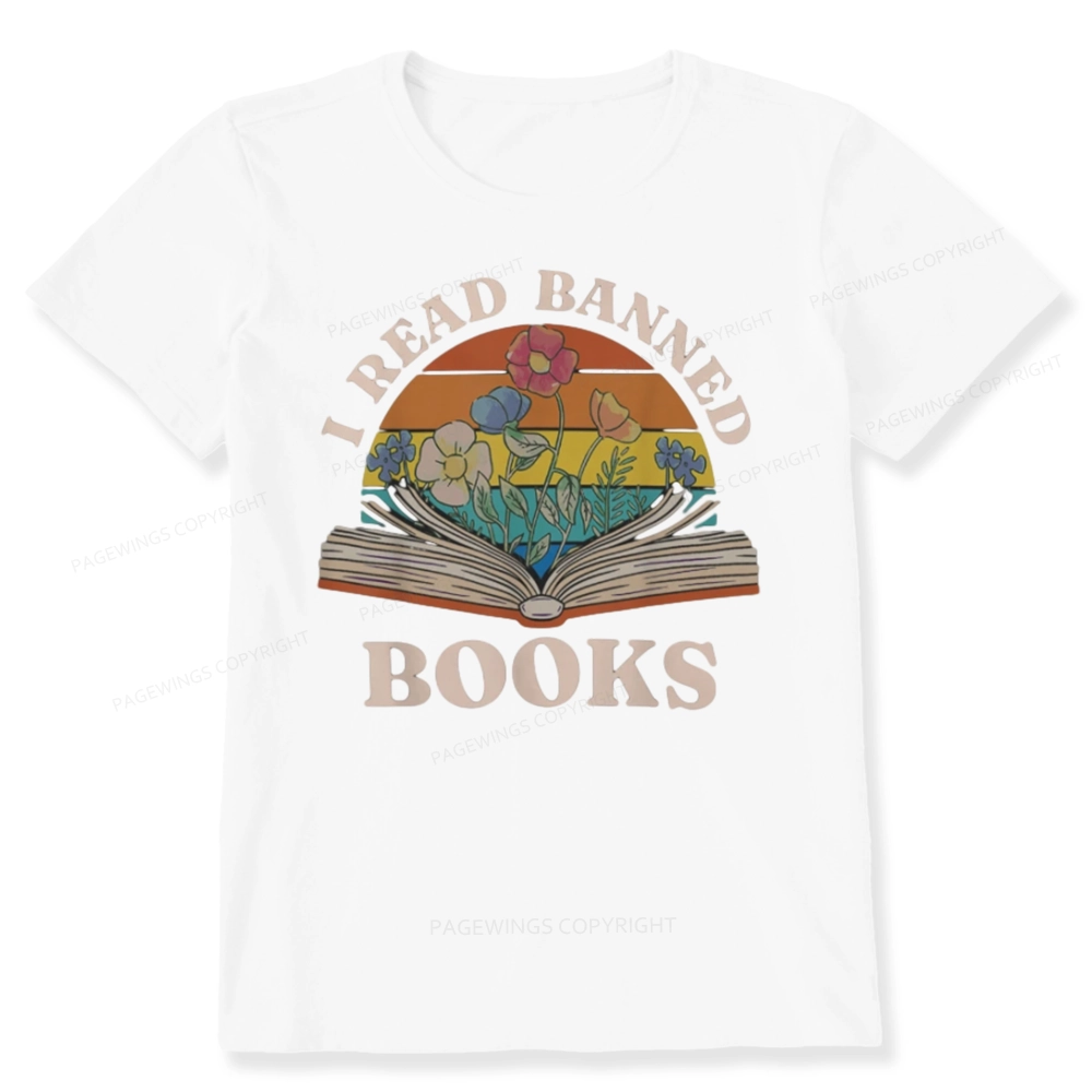 Pagewings I Read Banned Books Unisex Classic T-shirt