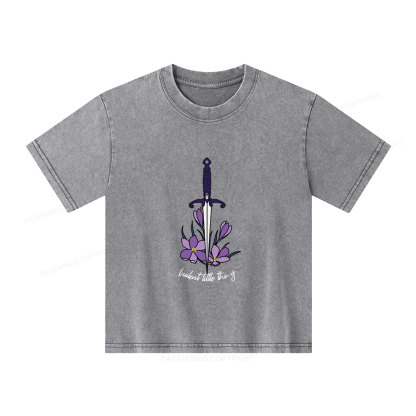 Pagewings ‘’Violent Little Thing" Fourth Wing MC Classic T-Shirt Unisex Kids Washed T-shirt