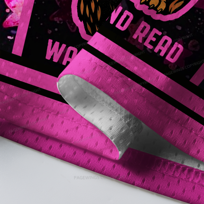 Pagewings Wake Up And Read Unisex Mesh Jersey