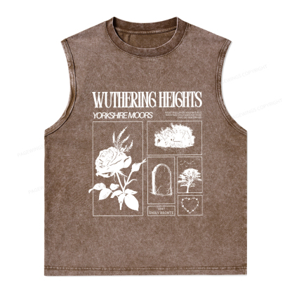 Pagewings Literary Quote Unisex Washed Tank Top