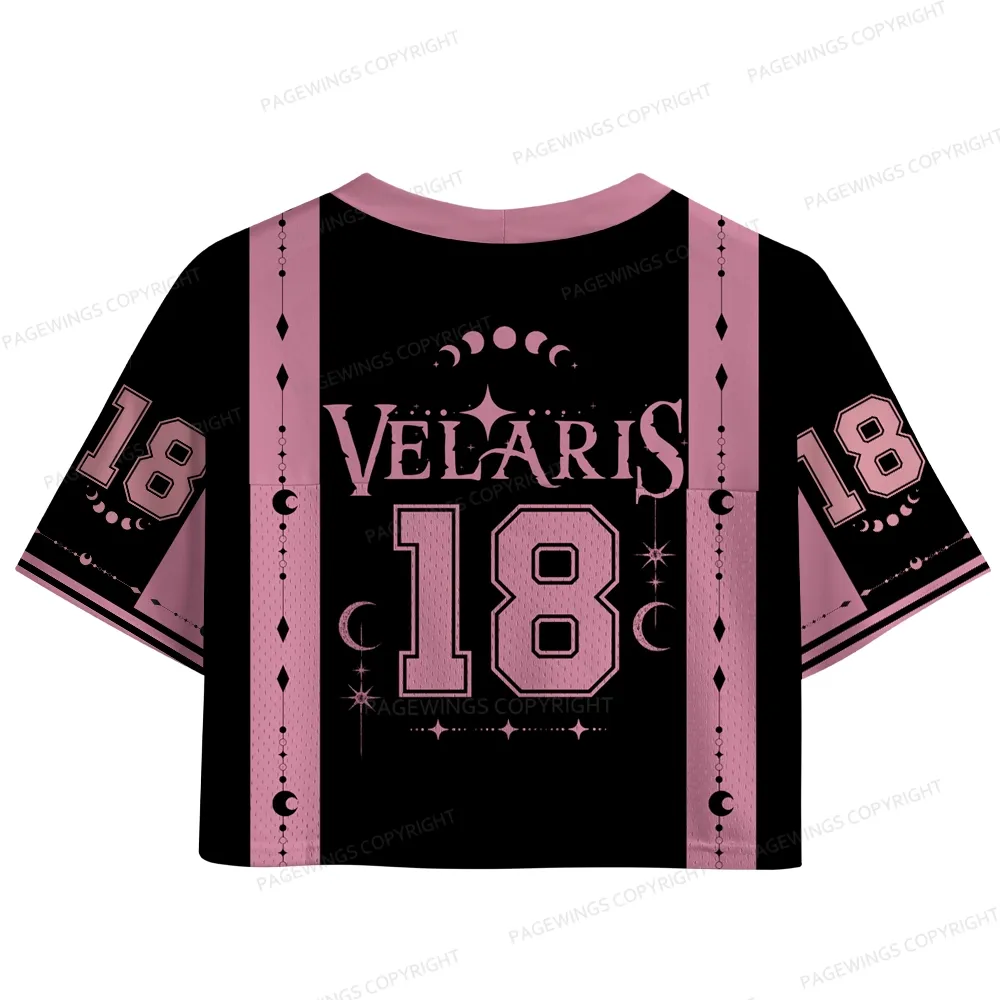 Pagewings Velaris City Of Starlight Women's Crop Mesh Jersey 