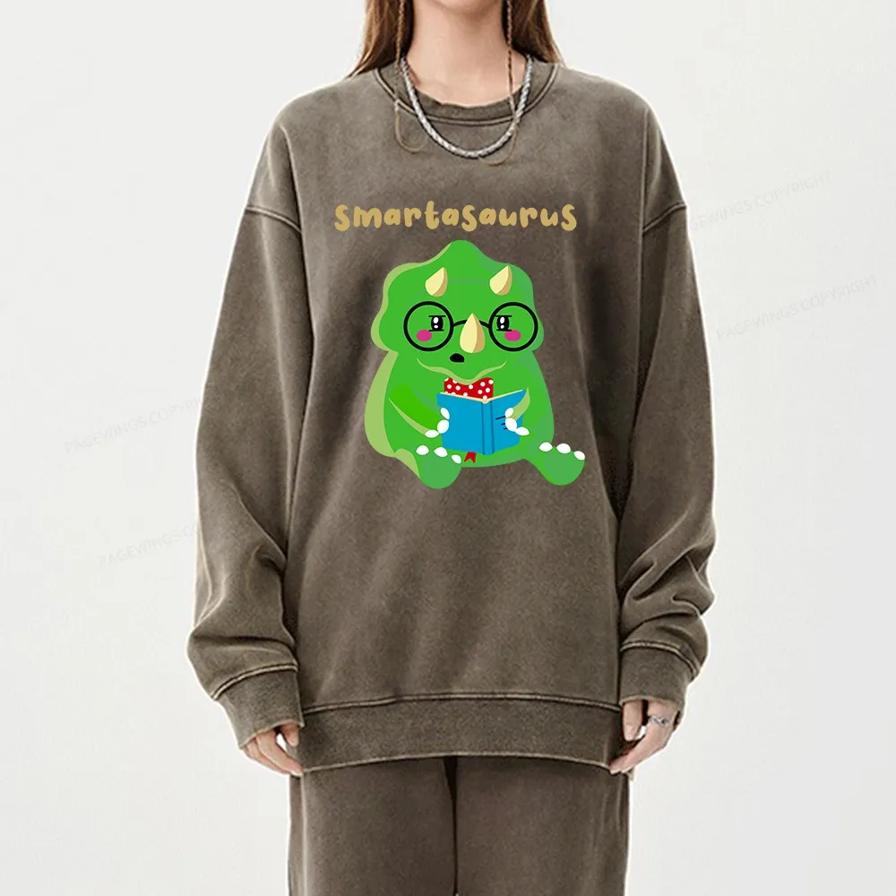 Pagewing Pagewing Save Our Librarys For Keeping Reading Unisex Washed Sweatshirt