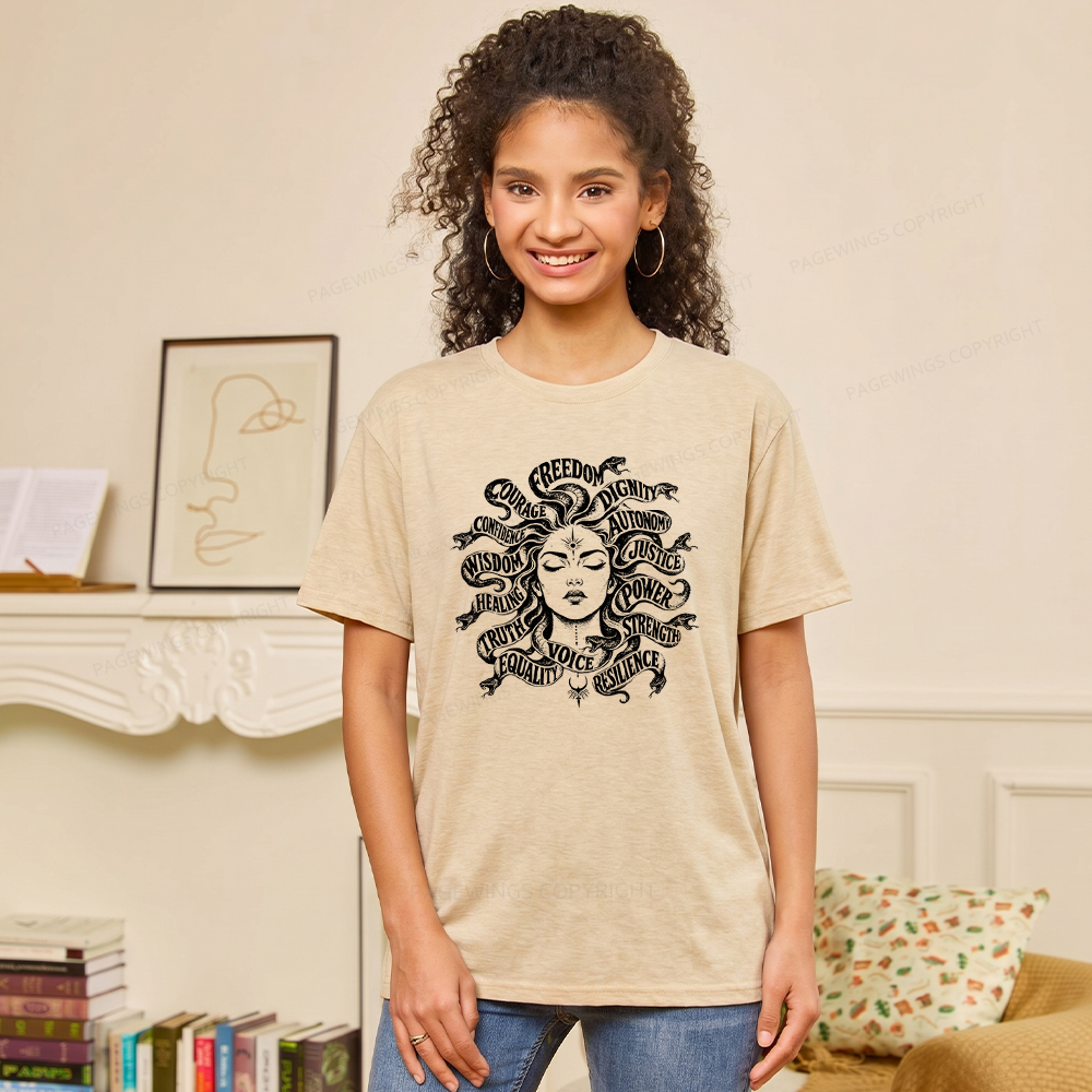 Pagewings Greek Mythology Unisex Heather T-Shirt