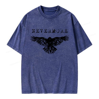 Pagewings Nevermore Unisex Washed T-shirt