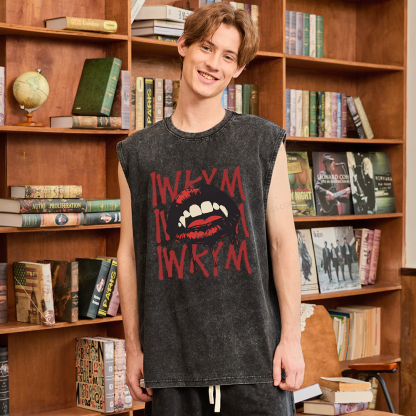 Pagewings Sci-Fi Novel Lover Unisex Washed Tank Top
