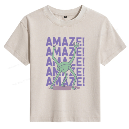 Pagewings Rocky Amaze Women's Washed T-shirt