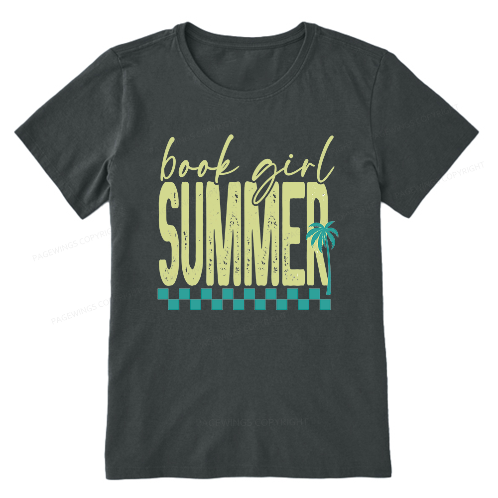 Pagewings Book Girl Summer Unisex Classic T-shirt
