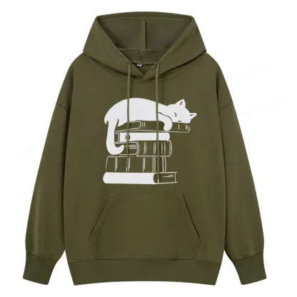 Pagewings Books And Cats Unisex Classic Hoodie