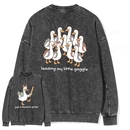 Pagewings Back to School Unisex Washed Sweatshirt