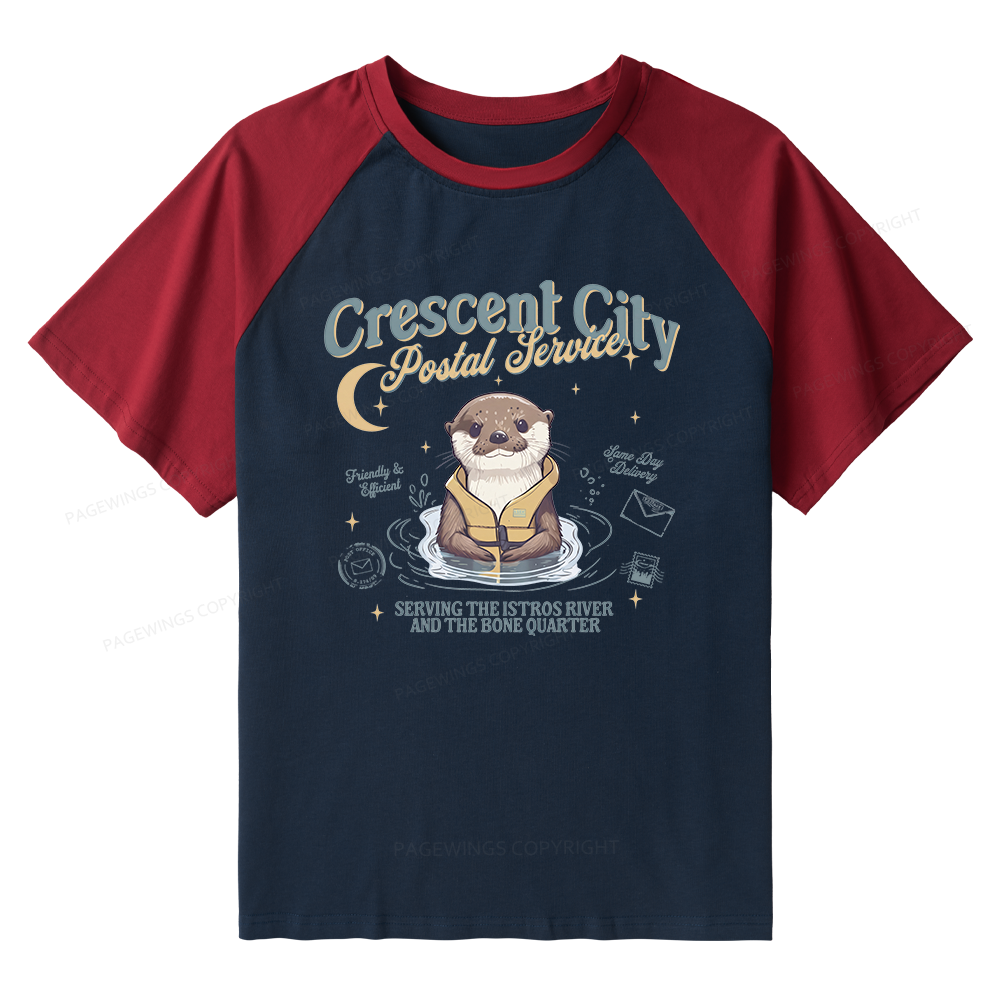 Pagewing Reading Fantasy Bookish Raglan T-shirt