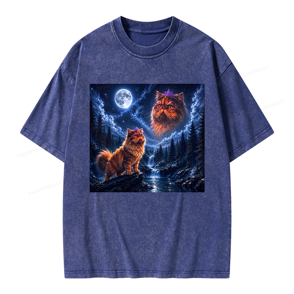 Pagewings Sci Fi Books Lover Unisex Washed T-shirt