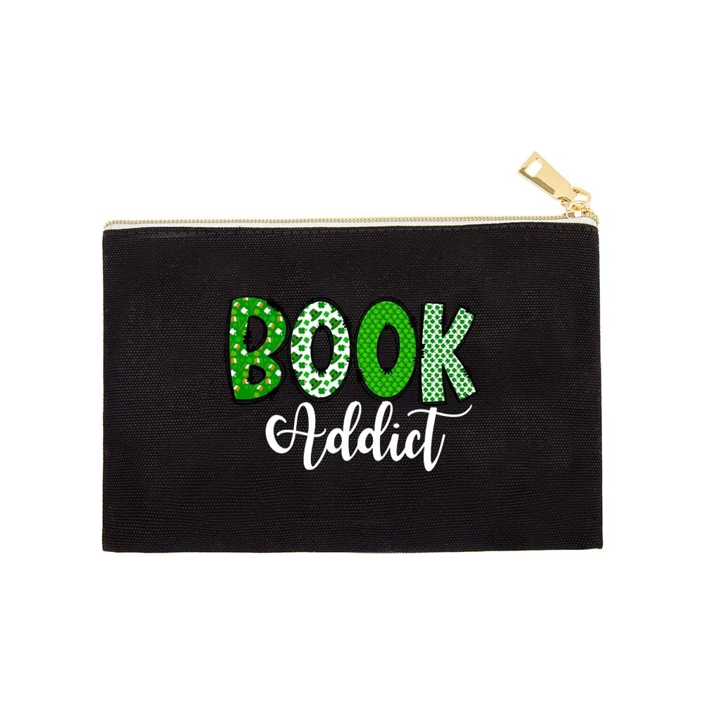 Pagewingsread t Patrick's Day Gift for bookworm,Book Lovers Pouch