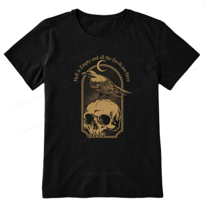 Pagewings Hell is Empty Unisex Classic T-shirt