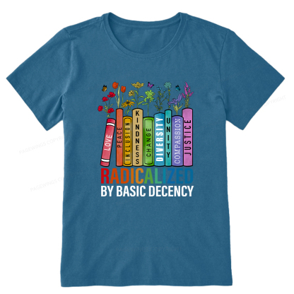 Pagewings Radicalized by Basic Decency Unisex Classic T-shirt