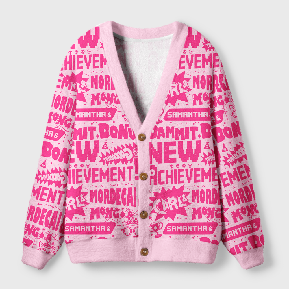 Pagewings Sci Fi Book Lover Light Knit Unisex Cardigan Sweaters