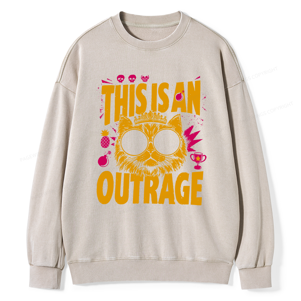 Pagewings Sci-Fi Bookish Unisex Washed Sweatshirt